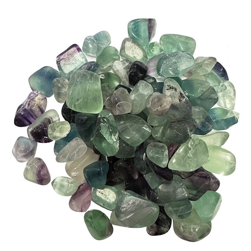 Fluorite pierres roulées lot de 1KG