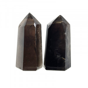 Pointe de Quartz Fumé Repolie