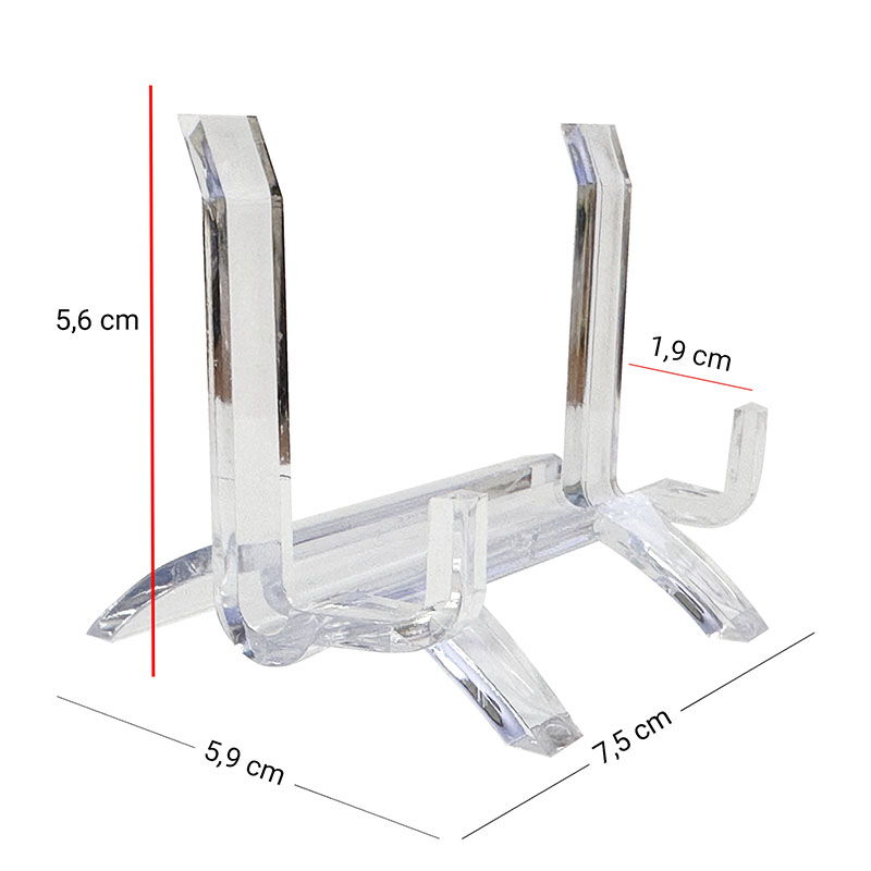 Présentoir pour plaque - Dimensions variées - lot de 12 pièces