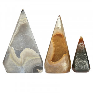 Prisme Agate cristallisée extra