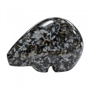 Rhinocéros en Gabbro – la pièce