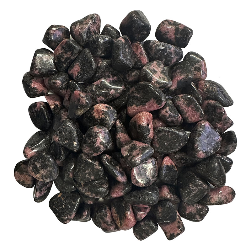 Rhodonite de Madagascar pierres roulées 1KG