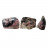 Rhodonite 1 face polie de Madagascar - La pièce