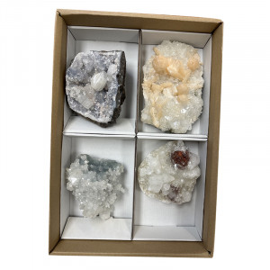 Zéolite en provenance d'Inde conditionnement en flat/carton