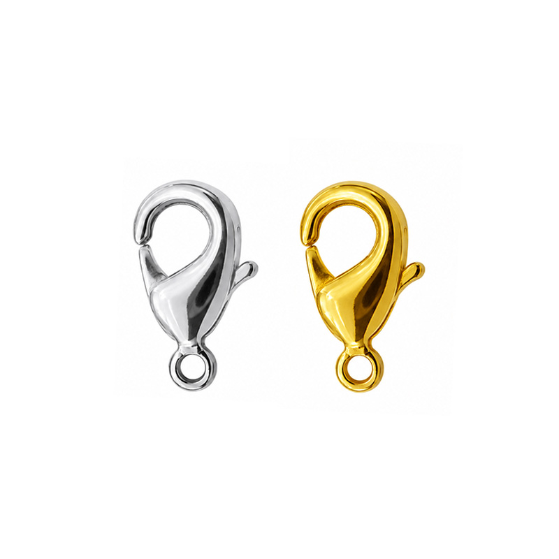 Fermoir Cartier en cuivre doré ou argenté 13 mm – Lot de 100 pièces