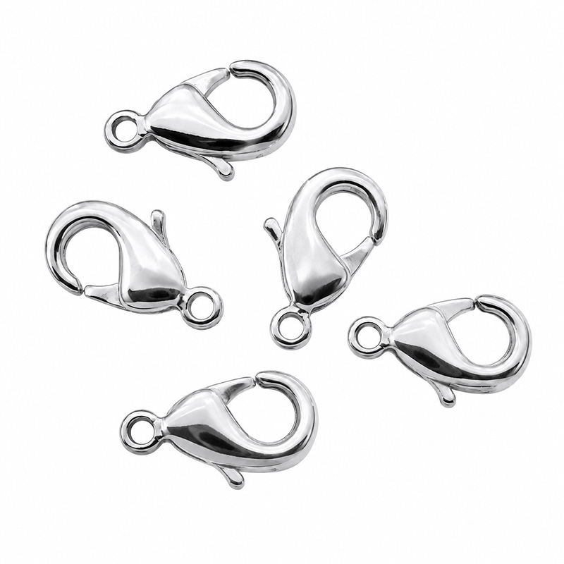 Fermoir Cartier en cuivre doré ou argenté 13 mm – Lot de 100 pièces