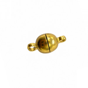 Fermoir magnétique - doré - 6 mm - lot de 50 pièces