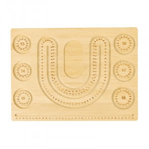 Plateau d’Enfilage en Bambou pour Création de Bracelets et Colliers – 39 x 28 cm - La pièce
