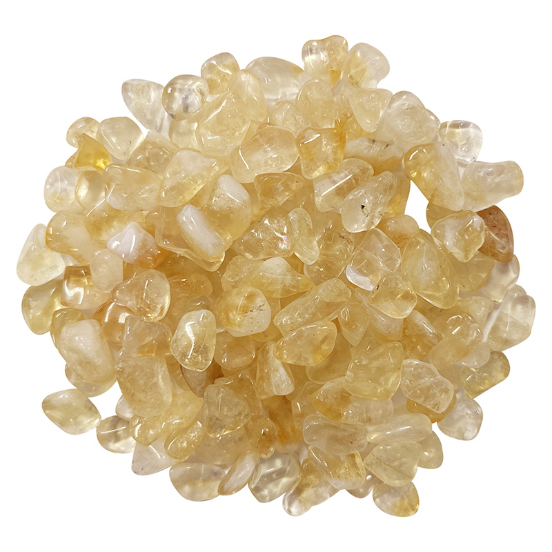 Améthyste chauffée (citrine) Extra du Bresil pierres roulées sachet de 500 grs