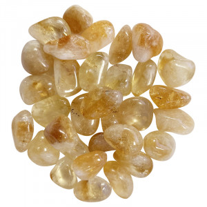 Améthyste chauffée (citrine) Extra du Bresil pierres roulées sachet de 500 grs