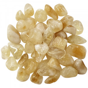 Améthyste chauffée (citrine) du Brésil pierres roulées le sachet de 500 grs