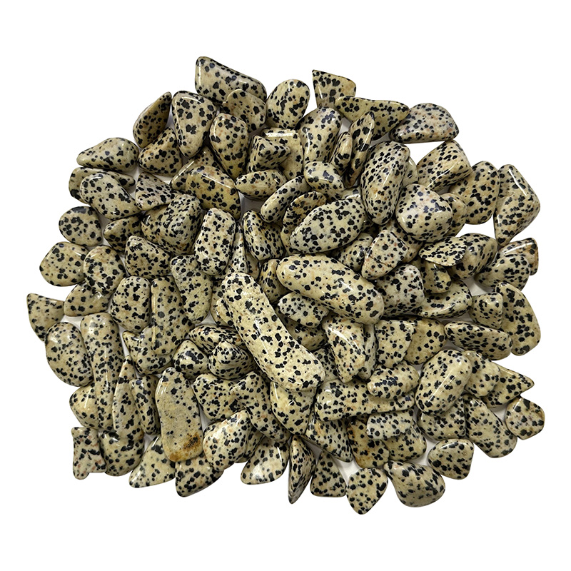 Jaspe Dalmatien du Mexique pierres roulées 1 KG