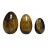 Oeuf Yoni lot 3 tailles assorties Améthyste, obsidienne , quartz rose, rhodonite ou œil de tigre