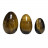 Oeuf Yoni lot 3 tailles assorties Améthyste, obsidienne , quartz rose, rhodonite ou œil de tigre