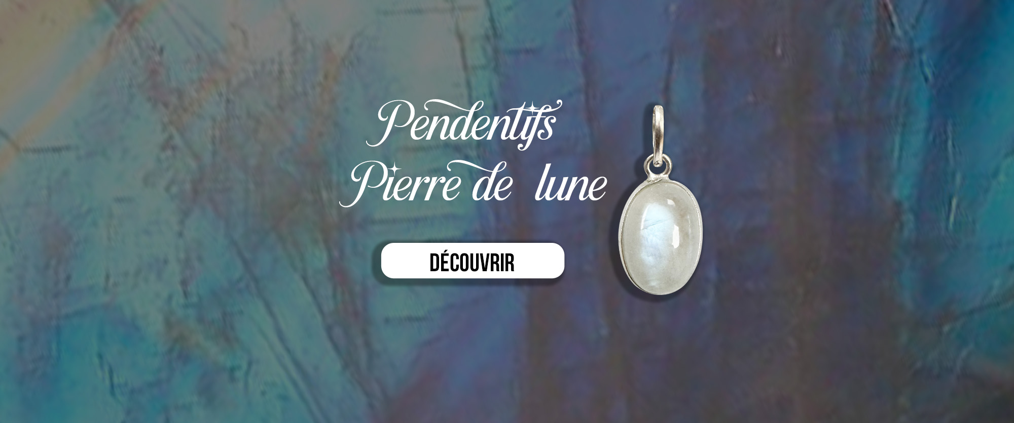 Pendentif pierre de lune