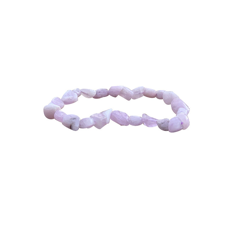 Bracelet kunzite grains lot de 4