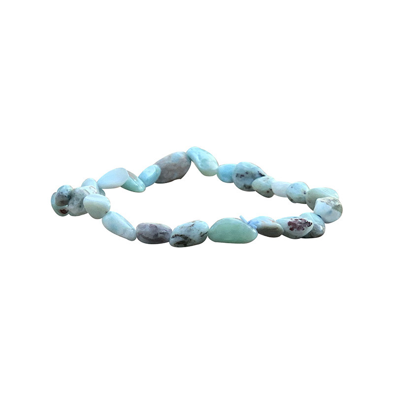 Bracelet larimar grains les 4