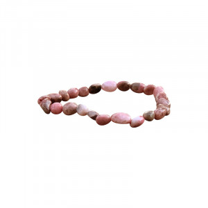 Bracelet rhodonite grains lot de 4