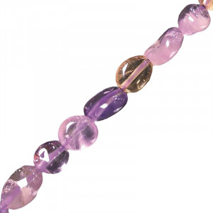 Collier ametrine grains