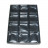 Croisillons thermoformés (12 cases bas) les 12 plaques noir ou blanc