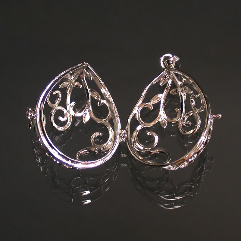 Appret métal cage pour pendentif lot 10 pcs