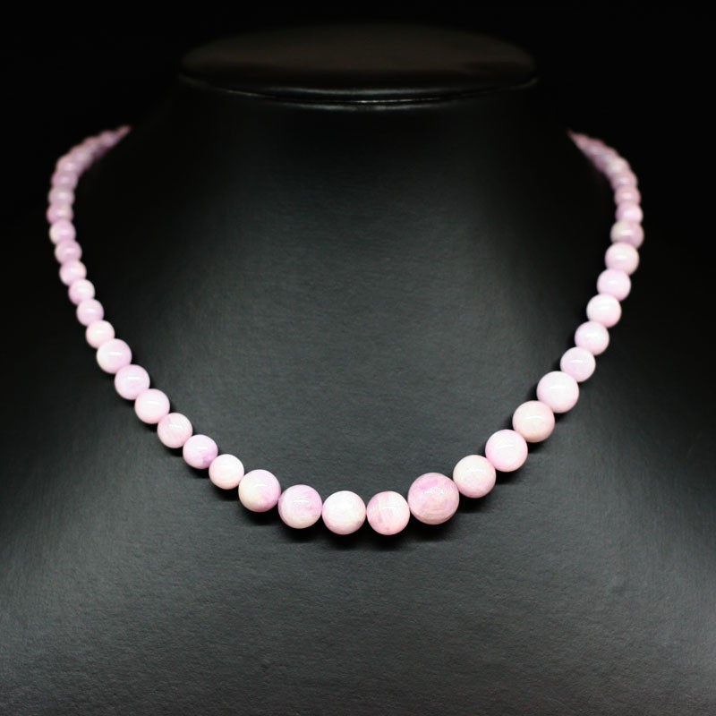 Collier chute kunzite 6 à12mm