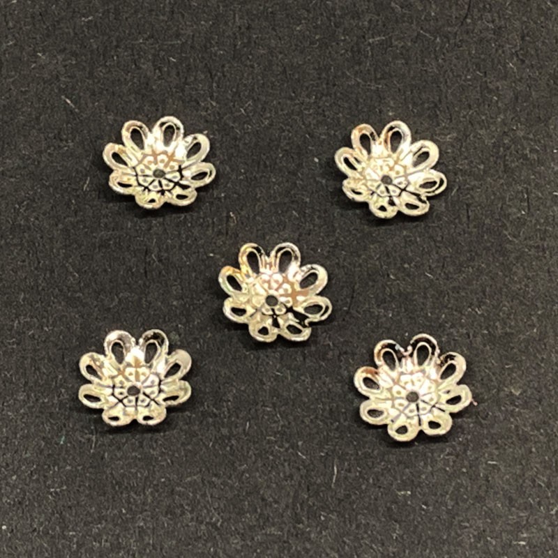 Fleur 7.5mm Argent