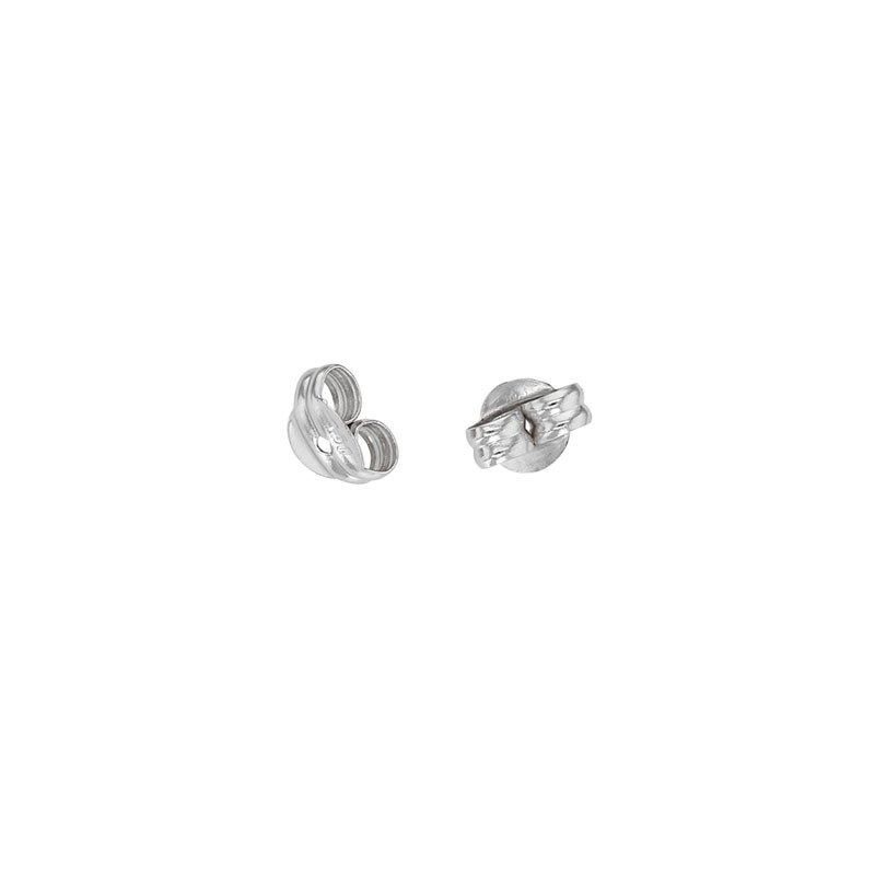 Poussettes pour  boucles d'oreilles / puces argent 25 paires