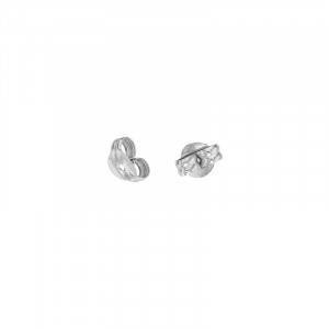 Poussettes pour  boucles d'oreilles / puces argent 25 paires