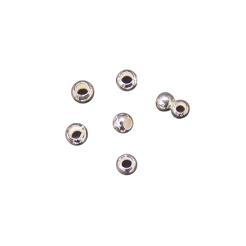 Billes 2mm - 2 grs, env. 100pcs - argent 0.925