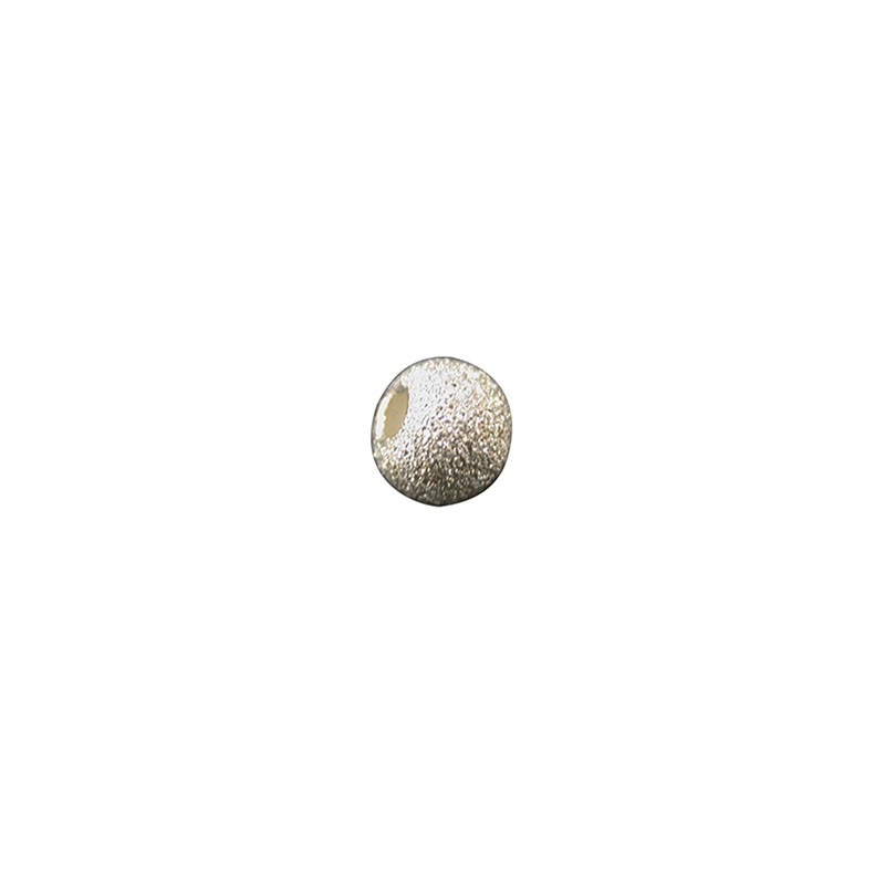Boules argent 6mm 20pcs gros trous