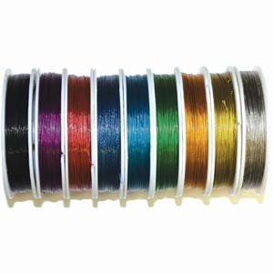 Fil Cablé 50m coloris assortis les 10 bobines