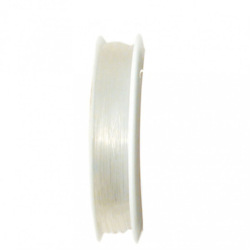Fil élastique transparent 10 bobines 0.4 ou 0.8 ou 1mm