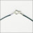 Cordon noir 1 mm 45 cm fermoir argent lot 10 pcs