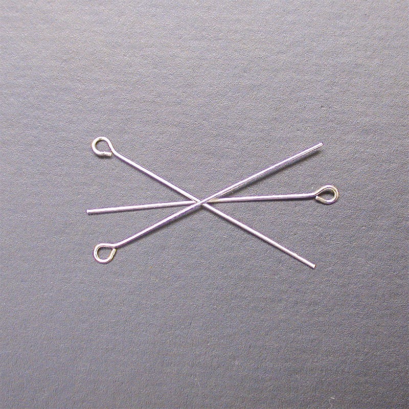 Clou tête 40 mm lot 20 pcs, argent 0.925
