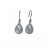 Boucles d'oreilles Gouttes - Argent 0.925 rhodié