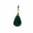 Pendentif Chrysocolle - argent 0.925 rhodié