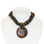 COLLIER BOIS 47 CM