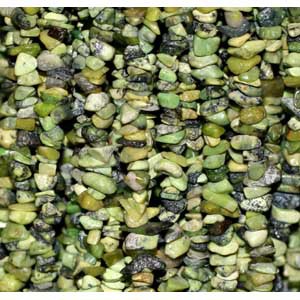 Collier chrysoprase baroque 85cm 10 pcs