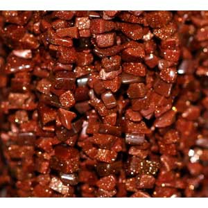 Collier goldstone baroque 85cm 10 pcs