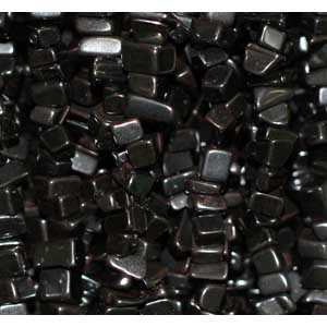 Collier hématite baroque 85cm 10pcs