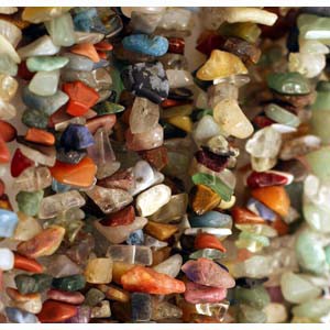 Multicolore collier baroque 85cm 10 pcs