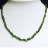 Collier diopside chromifère grains 43-45cm