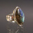 Bague labradorite sur argent 0.925