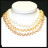 Colliers biwa lot 13 pcs, assortis