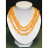 Collier Bambou de mer teinté LOT ASSORTI  CCRL1 + CCRL2)