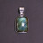 Pendentif Labradorite argent 0.925 rhodié