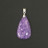 Pendentif charoite T2 argent 0.925 rhodié