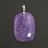 Pendentif charoite T2 argent 0.925 rhodié