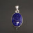 Pendentif Lapis Lazuli sur argent 0.925